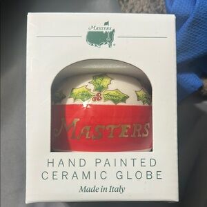 Masters Hand Painted Ceramic Globe